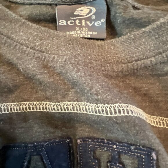 Active Auburn University Gray Pullover Shirt XL Embroidered Team Name‎ and Logo - Picture 6 of 6